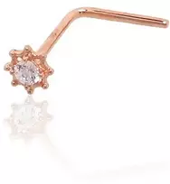 Diamond Sky Jewelry Auksinis pilvo auskaras su cirkoniais „Juno Mini IV“