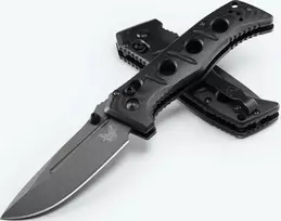 Sulankstomas peilis Benchmade 273GY-04 Mini Adamas Magnacut, juodas