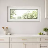 Požeminio lango RISOR 110 x 55 cm PVC ir stiklas