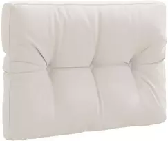 Pallet atlošas VIANEN 100% poliesteris Balta 70 x 50 x 12 cm