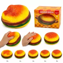 Magy Squishy burgeris XL dydis 17 cm plotis