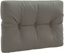Pallet atlošas VIANEN 100% poliesteris Pilka 70 x 50 x 12 cm