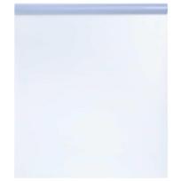 vidaXL Langų plėvelė, pilka, 90x500cm, PVC, statinė, matinė