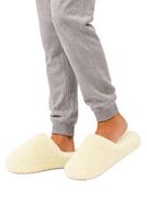 Šlepetės, ekru vilnonės šlepetės, 100% merino vilna, dydžiai nuo 40 iki 42.