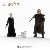 Schleich figūrėlės „Pašėlęs Akis“ Hūdis ir Draco Malfojus su šešku, 14907