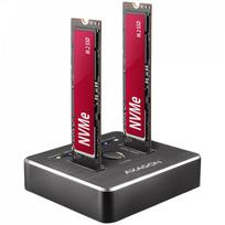 AXAGON ADSA-M2C DUAL NVMe CLONE MASTER DOCK SuperSpeed USB-C 10Gbps docking station