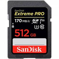 SANDISK Extreme 512GB SDXC Memory Card + 1 year RescuePRO Deluxe up to 180MB/s & 130MB/s Read/Write speeds, UHS-I, Class 10, U3, V30 | SDSDXVV-512G-GNCIN