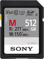 Sony memory card SDXC 512GB M-Series UHS-II C10 U3 V60 | SFM512.SYM