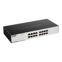 D-Link | 16-Port Gigabit Easy Desktop Switch | GO-SW-16G/E | Unmanaged | Desktop/Rackmountable
