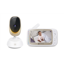 Motorola | Wi-Fi Video Baby Monitor with Mood Light | VM85 CONNECT 5.0" | White/Gold | 505537471005