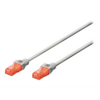 CAT 6 U-UTP | Patch cord | PVC AWG 26/7 | Yellow | 2 m | Modular RJ45 (8/8) plug | DK-1612-020/Y