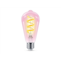 Philips Smart WiFi Filament Clear ST64 470Lm RGB | E27 | 6.3 W | RGB light | Bluetooth, Wi-Fi | 8720169165816