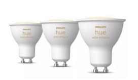 Philips Hue Smart Spotlight, 3pcs pack | GU10 | 4.2 W | Warm to cool white light | 8720169230095