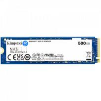 Kingston 500GB NV3 SSD M.2 2280 PCIe 4.0 NVMe, Read: 5,000/ Write: 3,000MB/s | SNV3S/500G
