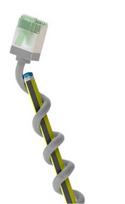 Goobay 74343 Ultra-Flexible CAT 8.1 Patch Cable, Slim, U/FTP, 0.15 m, Grey | Goobay