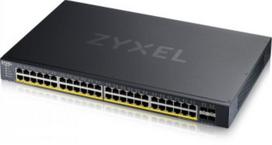 ZYXEL XGS1935-52HP, 52 PORT LITE-L3 SMART MANAGED POE SWITCH, 48X GIGABIT POE AND 4X 10G SFP+, HYBRID MODE, STANDALONE OR NEBULAFLEX CLOUD, 375 WATT POE (5Y WARRANTY) | XGS1935-52HP-EU0101F