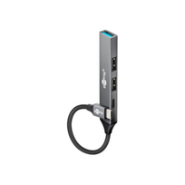 Goobay Slim 4-Port USB Hub, USB-C to USB-C/USB-A, 5Gbit/s | 74459