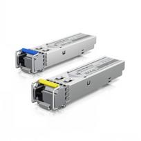 UBIQUITI 1G BIDIRECTIONAL SINGLE-MODE OPTICAL MODULE. SFP TRANSCEIVER THAT SUPPORTS 1G CONNECTIONS UP TO 3 KM USING SINGLE-MODE FIBER WITH A SIMPLEX LC UPC CONNECTOR (2-PACK) | UACC-OM-SM-1G-S-2