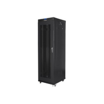Lanberg | Rack cabinet 19" free-standing 42U/600x800 (flat pack) with mesh door, LCD | FF01-6842-23BL | Black