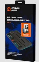 CANYON cooling stand CS-51 RGB PS5 Slim/DE Charge Black | CND-CSPS5B-1