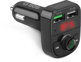 SBS FM transmitter/car charger 2xUSB 15W | TECARFM2USB