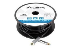LANBERG HDMI M/M V2.0 Cable 10M Optical | CA-HDMI-20FB-0100-BK