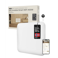 Mill Invisible Smart WiFi Heater | PA400WIFI4 | Panel Heater | 400 W | Suitable for rooms up to 4-6 m² | White | IPX4