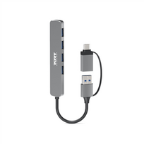 PORT CONNECT | Hub USB-C/USB-A vers 4 ports USB-A 3.0 5Gbps | 900161