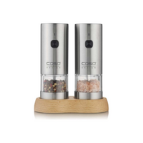 Caso Salt and Pepper Grinder | SpiceDuo | Electric | Housing material Stainless steel | Lithium | 01836