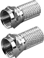 Vivanco cable connector F 6.5mm 2pcs | VVSATADAPTF65MM2P