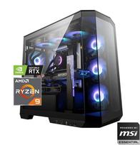 "Powered By MSI" Kompiuteris "MSI Shark 6"  | AMD Ryzen™ 9 9950X3D 16-Core | MSI B650M GAMING PLUS WIFI | 32GB DDR5 (2x16GB) | 2TB M.2 SSD | MSI GeForce RTX™ 5080 16GB OC GDDR7 DLSS 4 | WiFi 6E | Bluetooth | 250129_9950X3D | RTX IT'S' ON, DLSS 4, Ray Tracing, Reflex 2, AI PC, NVIDIA Studio | Dovana RGB žaidimų klaviatūra ir pelė | Žaidimas Control Resonant dovanų