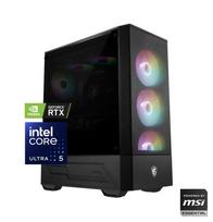 "Powered By MSI" Kompiuteris "Ultra 5 PRO" | Intel® Core™ Intel® Core™ Ultra 5 225F 2.7 GHz iki 4.9 GHz | MSI PRO H810M-B | 32GB DDR5 (2x16GB)| 1TB PCIe NVMe M.2 SSD | MSI GeForce RTX™ 5060 Ti 8G 2X OC PLUS | 250756_a | RTX IT'S' ON, DLSS 4, Ray Tracing, Reflex 2, AI PC, NVIDIA Studio | Dovana RGB žaidimų klaviatūra ir pelė