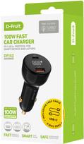D-Fruit car charger 100W USB-C + cable DF152 | 50520