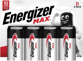 Energizer battery Max Alkaline D/LR20 CHP4 | 7638900426830