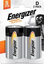 Energizer battery Primary Alkaline D/LR20 CP2 EU | 7638900462715