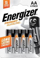 Energizer battery Primary Alkaline AA/LR6 CP4 EU | 7638900461756