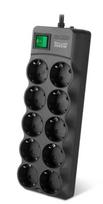Surge Protector SVEN  SF-10E-16 1,8 m, 16A, 3.6kW, (10 sockets with children protection), black | SV-022150