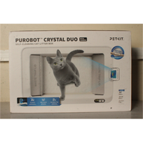 IŠPARDAVIMAS. PETKIT Purobot Crystal Duo with Camera Self-Cleaning Cat Litter Box | White | DEMO | 24 month(s) | P9905SO