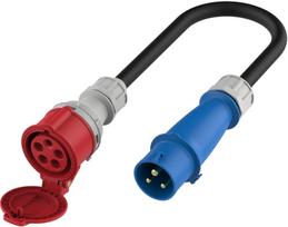 Platinet EV adapter CEE 32A (M) - CEE 32A (F) (EV_A22C7MC) | 46338