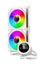 Gamemax CPU Liquid Cooler | ICEBURG 240 DIGITAL WH | White