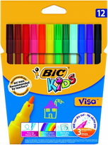 Bic Flomasteriai Kids Visa 12 spalvų rinkinys 002758 | 888695