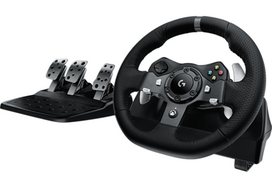Logitech G920 Driving Force Žaidimų vairas ir pedalai, skirta Xbox Series X|S /Xbox One/PC, Juoda | 941-000123