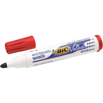 Bic Žymeklis baltai lentai Velleda 1701 1-5 mm, raudonas, 1 vnt. 525825 | 904939-1