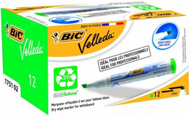 Bic Žymeklis baltai lentai Velleda, 3.7-5.5 mm, kirsta galvutė, žalias 1 vnt. | 904949-1