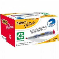 Bic Žymeklis baltai lentai Velleda, 3.7-5.5 mm, kirsta galvutė, raudonas 1 vnt. | 904948-1