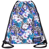 Maišelis sportinei aprangai CoolPack Solo Flower Zebra | C72262