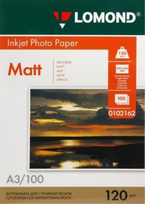 Fotopopierius Lomond Photo Inkjet Paper Matinis 120 g/m2 A3, 100 lapų | 0102162