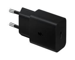 Samsung EP-T1510 15W AC Maitinimo adapteris USB-C + Kabelis USB-C, Juoda | EP-T1510XBEGEU
