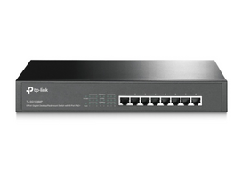 TP-Link TL-SG1008MP 8-Port Gigabit Desktop/Rackmount Šakotuvas su 8-Port PoE+