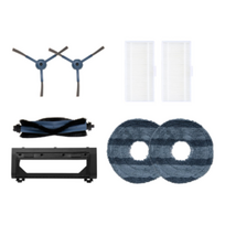 Anker Eufy | Replacement Parts Kit for Eufy C20 Omni Robot Vacuum, Roller Brush with Bristles and Rubber, Brush Guard, 2 Side Brushes, Washable Filter, and 2 Mop Cloths | T290C1F0
